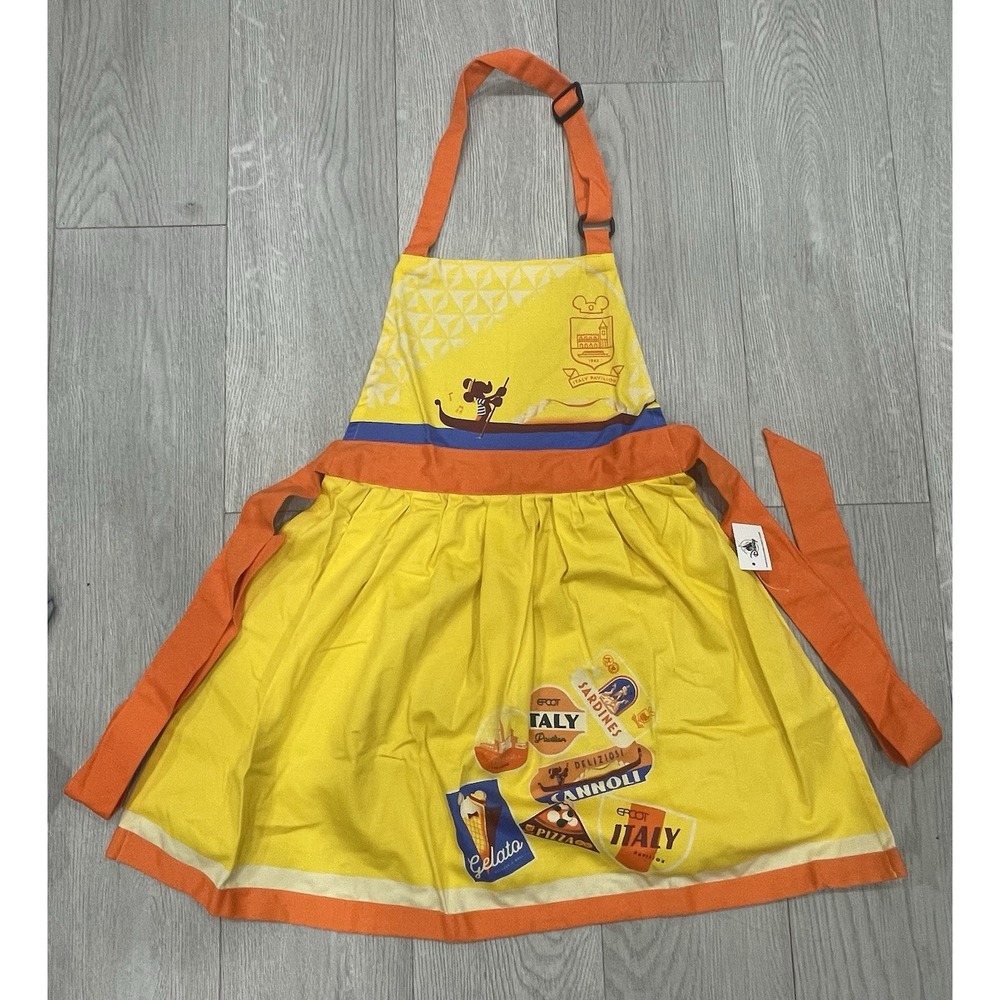 NEW Walt Disney Parks EPCOT Italy Pavilion‎ Postcard Adult Size Cooking Apron